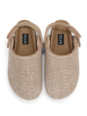 ROAM Tan Woven Slip-On Convert Clog